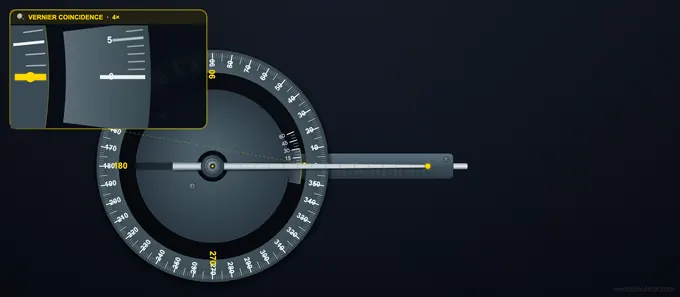 Universal vernier bevel protractor with main and vernier angle scales