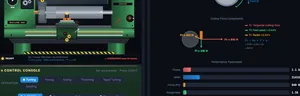 Lathe Machine simulator interface preview