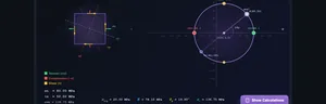 Mohrs Circle simulator interface preview