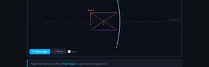 Ray Optics simulator interface preview