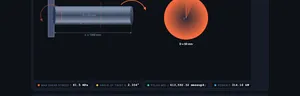 Shaft Torsion simulator interface preview