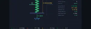 Spring Design simulator interface preview